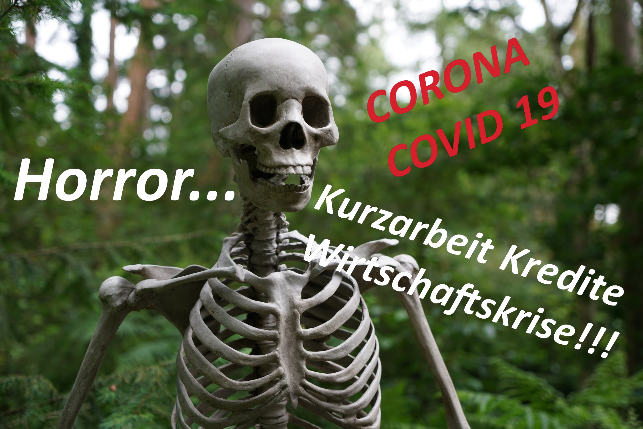 CORONA -Horror-Prognose – Wirtschaftseinbruch – Kurzarbeit – KRISE – COVID 19!!!